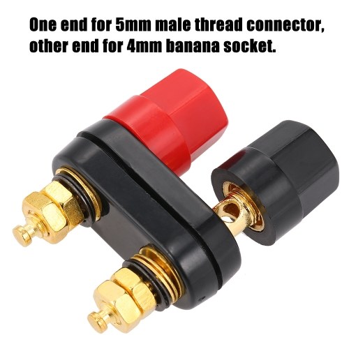 

4mm Banana Socket Dual Female Terminal Binding Post for Speaker Amplifier Power Supply Binding Post