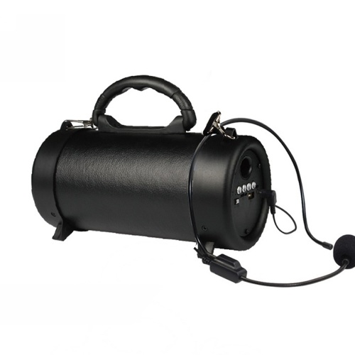 Alto-falante BT portátil externo sem fio subwoofer caixa de som multifuncional com microfone