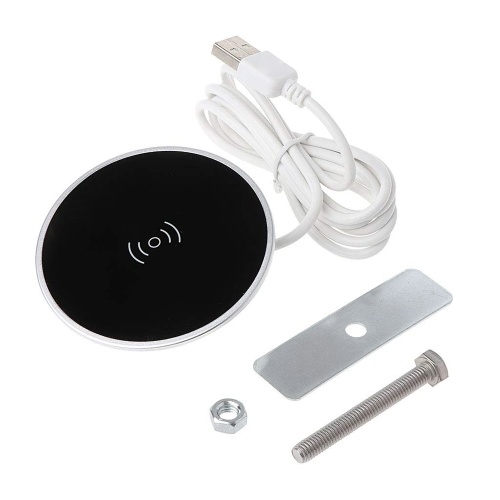 T7 Desktop Embedded Wireless Charger QI Fast Charging Pad Universal Replacement for iPhone 12 Huawei Xiaomi Charger