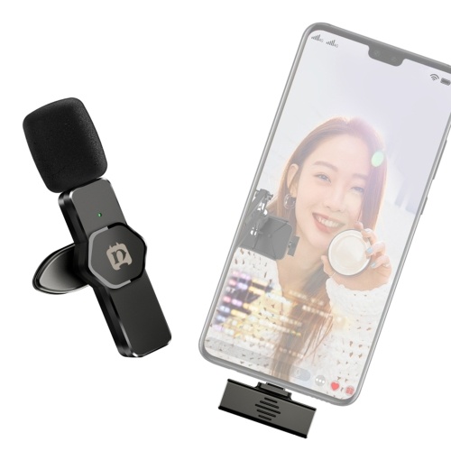 

PULUZ Wireless Clip-on Microphone with Receiver Plug and Play Intelligent Noise Reduction 30M Barrier-free Transmission Live Recording