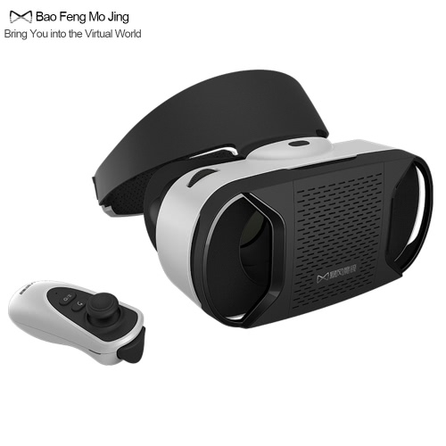 Bao Feng Mo Jing MJ4-1 VR realtà virtuale occhiali 3D VR occhiali auricolare film 3D gioco w / BT 3.0 Gamepad universale per i telefoni intelligenti all'interno 4.7 a 5.5 pollici