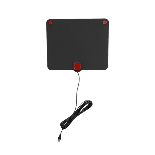 

Indoor 6mm Ultra Thin 80 Mile Range Double Amplified Digital TV Antenna CJH-118B