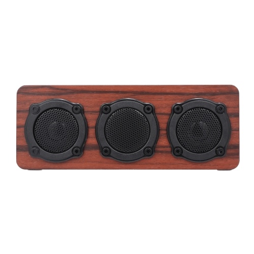 Altavoz Bluetooth inalámbrico de madera portátil 4.2