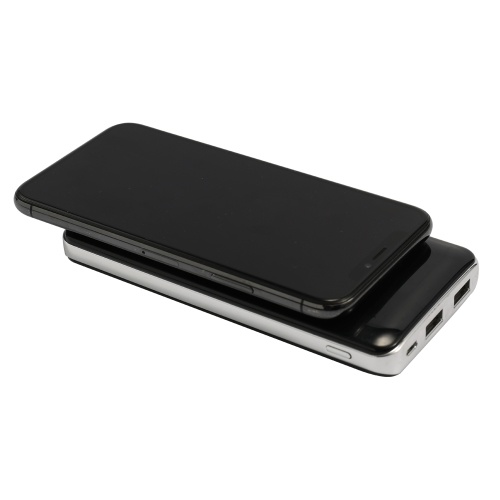 

Portable Fast Wireless Charger 10000mAh Travel Dual USB External Battery