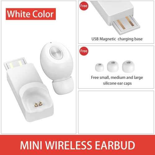 

BT Earphone 5.0 Portable Car USB Mini Single Ear Headphone X18 Headset