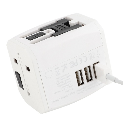 

Universal Travel Adapter Worldwide All in One Phone Wall Charger Charging Ports for USA EU UK AU
