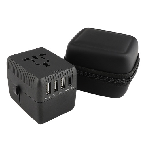 

Universal Travel Adapter Worldwide All in One Phone Wall Charger Charging Ports for USA EU UK AU