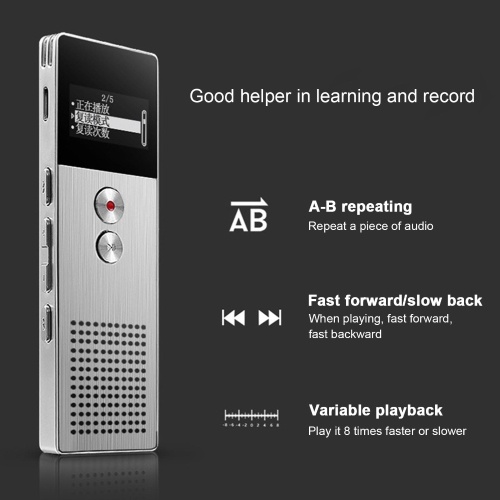 

BENJIE C6 Original Digital Voice Recorder Business Portable Activated Audio Recorder Dictaphone Noise Reduction for Meeting Class With USB Support TF Card