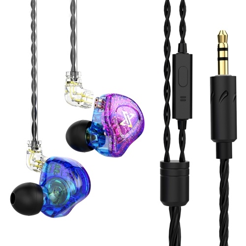 

QKZ AK6 Max 3.5mm Wired Headphones Dynamic Music Earphone Detachable Headphone Cable Ear Hook Sports Headset In-ear Gamer Earbuds