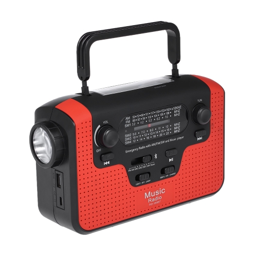 RD388 Solar Energy Radio BT Musique Haut-parleur