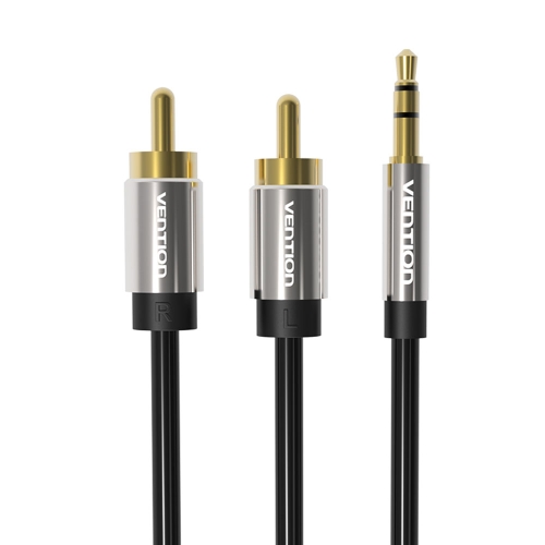 

VENTION RCA Jack Cable 3,5 мм Jack to 2 RCA Audio Cable 1.5m Кабель 2RCA для домашнего кинотеатра Edifer DVD RCA для 3,5 мм AUX-кабеля Black-1.5 Meter