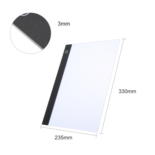 LED Graphic Tablet Writing Painting Light Box Tracing Board Copy Pads Digital Drawing Tablet Stepless dimming