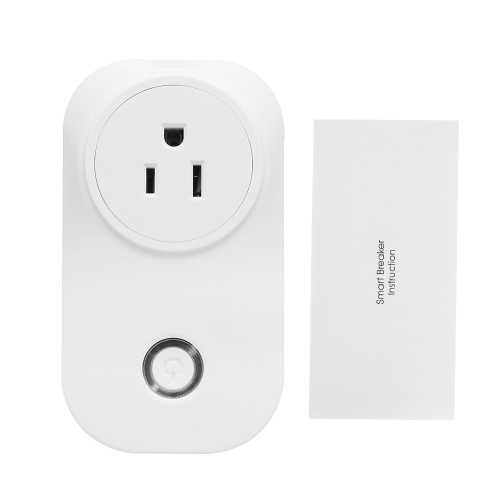 Smart Power Plug Smart Home Socket Voice Control Compatible with Amazon Echo & for Google Home IFTTT Tmall Elf Timing Function App Remote Control from Anywhere 16A with Power Consumption Function