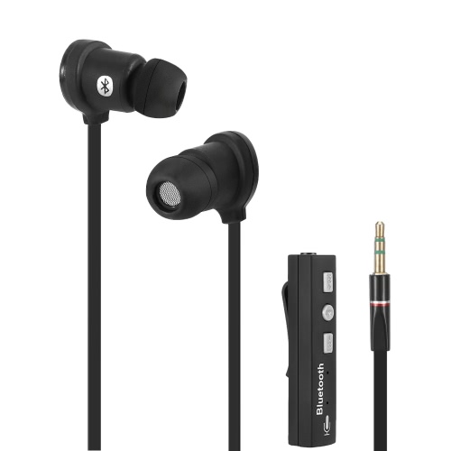 STN-810 Sem fio Bluetooth Com fio Estéreo Música No ouvido Fone de ouvido chamada mãos-livres