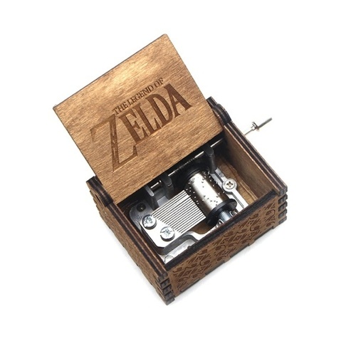 Caja de música con el tema The Legend of Zelda