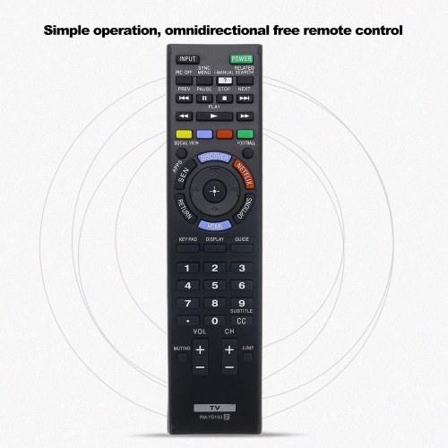 

Universal Smart LED LCD TV Remote Control Replacement Controller For Sony, RM-YD103