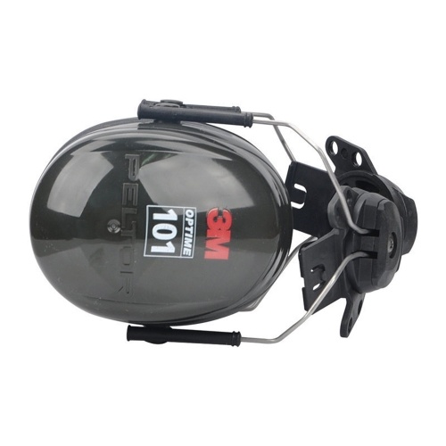 

3M H7P3E Noise-proof Earmuffs NRR 24dB Noise Reduction Ear Muffs Hanging Helmet Earmuffs Hearing Protection for Industrial Use, 1 Pair