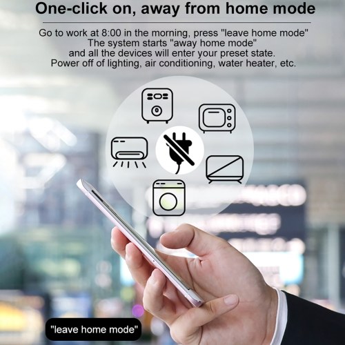 YRC12 IR RF Remote Control Smart Home WiFi Remote Controller Infrared Radio Frequency Smart Life APP Control Compatible with Alexa Google Assistant Voice Control for TV Set-top Box Air Conditioner Curtain 