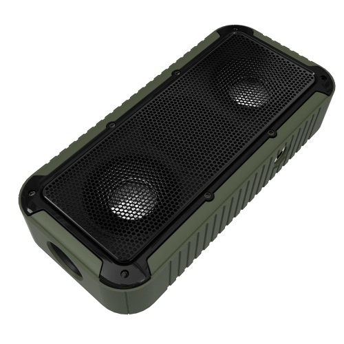 

Новый Bee NB-S1 Наружный BT-динамик CSR 4.0 Водонепроницаемая / ударопрочная / пылезащитная звуковая коробка AUX IN Hands-Free Army Green