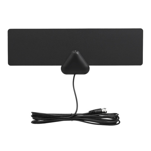 Digital TV Antenna Indoor HDTV Antenna with 25 Miles Range HDTV Signal Receiver Full 1080P F Male w/ IEC Converter