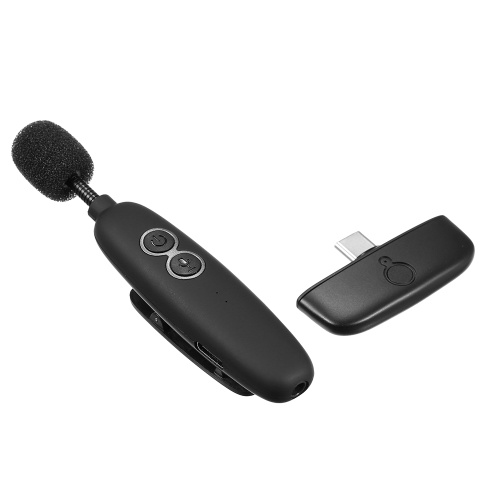 Портативный беспроводной прикрепляемый микрофон 2,4G Микрофон для ...