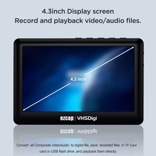 ezcap180 4.3-inch Color Screen Playback AV Recorder Video Audio Capture Box