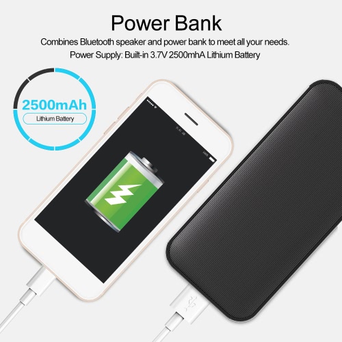 

AEC BT Speaker BT 4.2 Super Bass Waterproof TF Card Hands-free 2500mAh Battery