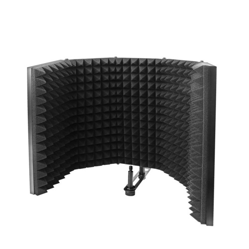 Recording Studio Microphone Isolation Shield 5-Panel  Sound Insulation Screen