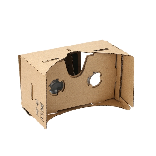 Óculos 3D Halloween DIY Google papelão realidade Virtual VR celular 3D óculos de visualização para 5,5