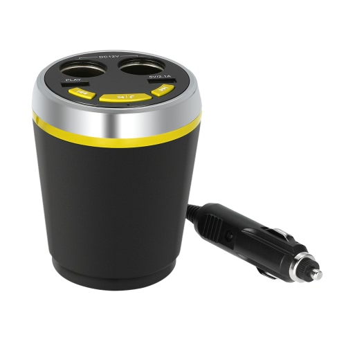 

FM-передатчик Bluetooth MP3-плеер Два прикуривателя громкой автомобильный комплект USB зарядное устройство Поддержка TF карта U ди