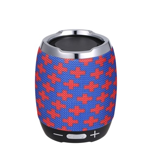 

Portable Wireless BT Speaker Stereo Sound Box Music Player BT4.1 Built-in Microphone Support Handsfree Calls Function FM Radio Equipped with TF Card Alot/AUX IN/USB Port