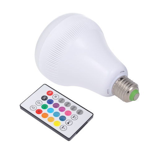 Intelligent LED Light Bulb w/ Integrated Bluetooth Speaker