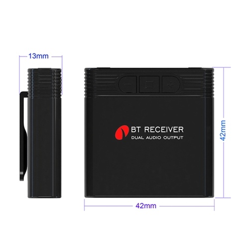 B8 Bluetooth Audio Receiver Double Output Bluetooth 4.1 Adapter Aux 3.5mm for Earphone Speaker MP3