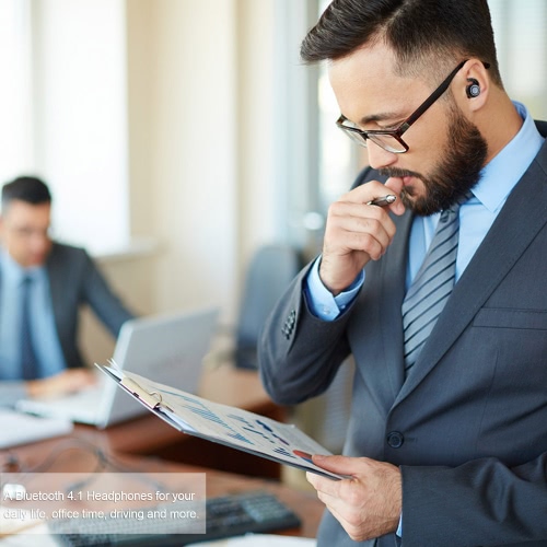 

Невидимый Bluetooth 4.1 Наушники-вкладыши стерео музыки Наушники громкой связи наушники для iPhone 7 6 Plus Samsung S6 и Android О