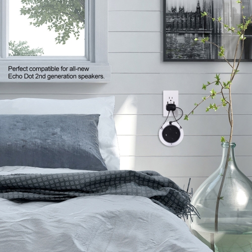 

Wall Mount Stand Holder with Short USB Cable Black