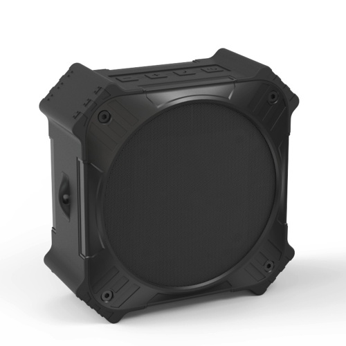 ES-T80 Tragbare Bluetooth-Bluetooth-Lautsprecher IPX6 wasserdichter Outdoor-Subwoofer 5W-Lautsprecher AUX IN Solarladung mit Fahrradbefestigungsschraube Loch