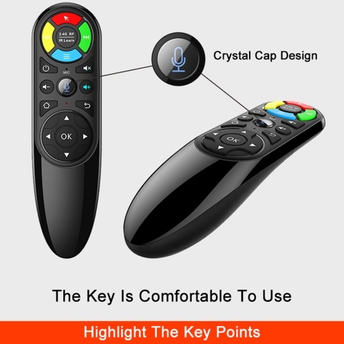 

Q6 RRO 2.4G Voice Remote Control Wireless Air Mouse Gyroscope IR Learning with Backlight Compatible with Android TV Box HTPC Mini PC