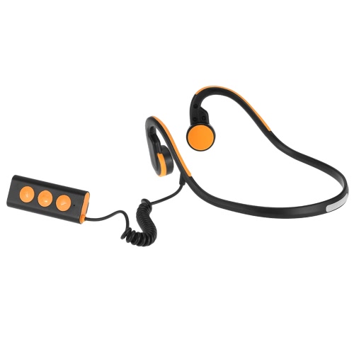 Portable Bone Conduction Headphone BT 4.1 Stereo Headsets Waterproof Sport Earphones Hands-free w/ Mic Indoor Outdoor Use Headphone for Android iOS Smart Phones Tablet PC Notebook