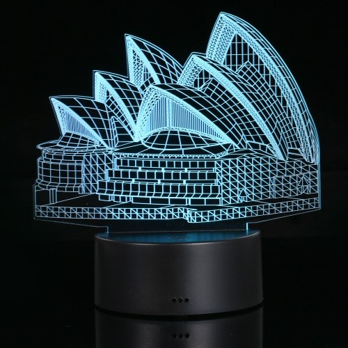 

3D Visual Illusion Lamp Transparent Acrylic Night Light Built-in Battery