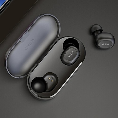 

T1S BT Earphones Mini Headphones Sport Running Wireless Headsets Noise Cancelling 3D Stereo Earbuds with Mic and Charging Box