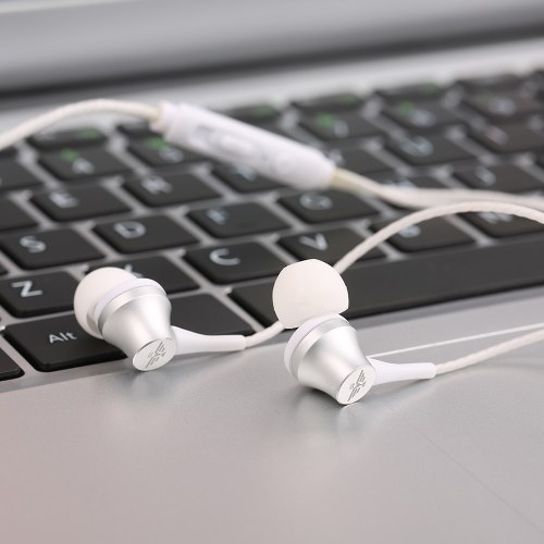 

3.5mm In Ear Headphones Wired Earbuds Music Earphone with Mic Adjustable Volume In-ear Wired Headset