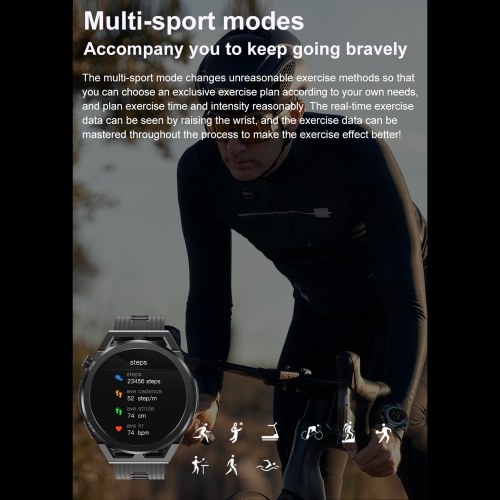 Smart Watch & True Wireless BT 5.0 Headphones 2-in-1 ENC Noise Cancelling Earphones Fitness Tracker Smartwatch 4GB Memory MP3 Music Playback 1.53-inch Color Screen Monitoring Blood Oxygen Heart Rate Sleep NFC One-touch Access 