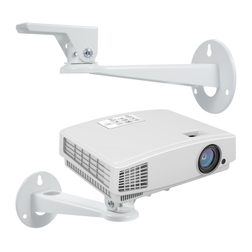 Projector Wall Mount Angle Adjustable Projector Wall Mount Bracket for Mini Projector Wall Projector Hanger with Max Load 3.3 lbs Max Length 7.9-inch 1/4