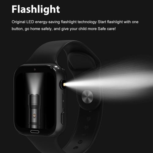LT34 1.83`` IPS Touch Screen 4G Network Smartwatch with Two-Way Calling Location Tracking Voice Chat Pedometer Electronic Fence History Record Tracking Alarm Clock Watch Finder Video Calling 240x280 Pixels