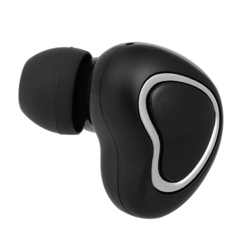 Invisible BT 4.1 + EDR Casque Ecouteur intra-auriculaire stéréo Musique Ecouteur mains libres pour téléphone Android IOS avec boîte de recharge pour l'exercice Business Usage domestique Gris