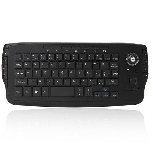 

E30 2.4GHz Wireless Keyboard with Trackball Mouse Scroll Wheel Remote Control