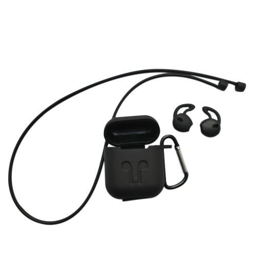

4in1 Силиконовый чехол для наушников Чехол для наушников Anti-lost Wireless Earphone для AirPods Carabiner Cover