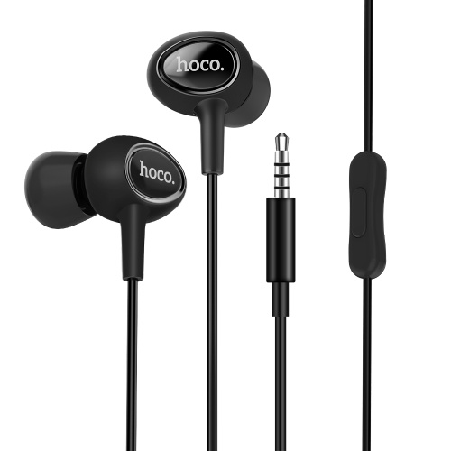 Hoco. M3 3.5mm Auriculares con cable Auriculares intrauditivos Auriculares con aislamiento de ruido Auriculares estéreo con bajo nivel de música Control en línea con micrófono