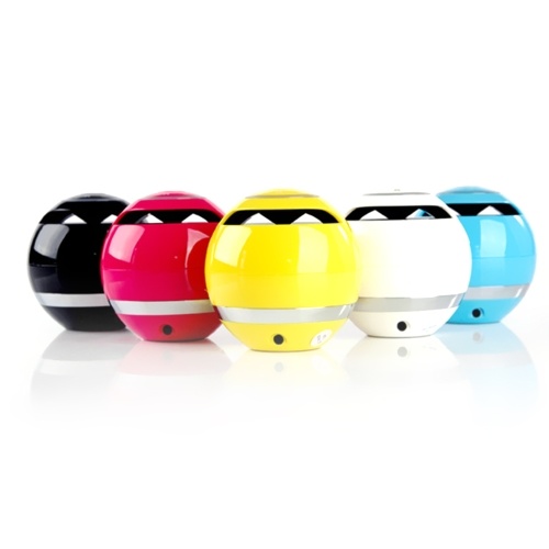 

BT Speaker Colors LED Lights Wireless Portable Subwoofer With Mic FM Red