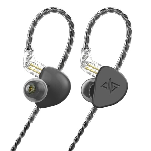 AUGLAMOUR F300インイヤー式ヘッドフォンHiFiイヤフォンダイナミックドライバーステレオサウンド2ピン0.78mm取り外し可能ケーブルヘッドセット